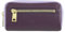 DUDU Bunte Unisex Schlüsseltasche in echtem Kalbsleder Deep Purple