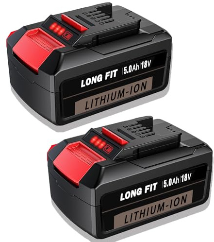 Lot de 2 Batteries de Rechange Compatibles avec Einhell PXC 18V 5,0 Ah (2Pack 18 V Batteries)
