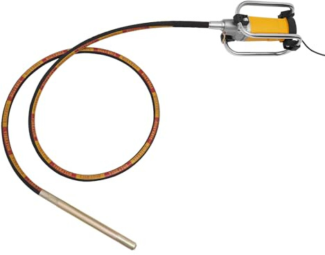 Elektrischer BetonrüTtler, 2000W 220V Betonmischer BetonrüTtelgeräT Tragbarer BetonrüTtler Mit RüTtelwell, BetonrüTtlerwerkzeug Mit 4 M Schaftstange FüR Den Betonbau Von BrüCken Tunneln StraßEn