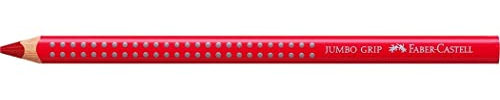 FABER-CASTELL 110926 - Buntstift Jumbo Grip, permanentkarmin