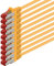 1aTTack.de - 10x 1m câble de brassage CAT6 S/FTP PIMF blindage CAT.6 câble réseau RJ45 câble Ethernet DSL LAN routeur commutateur modem panneau de brassage - jaune - 10 pièces