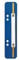 Leitz 3710-00-35 Heftstreifen und Aktenbinder PP 3.5x15.8cm 25 stück blau