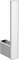 Emco Loft Reserverollenhalter (Farbe Chrom, Höhe 170 mm, für 1 Toilettenpapierrolle, Rollenhalter) 50500101