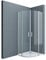 doporro Duschkabine 90x90 viertelkreis Dusche Duschabtrennung 6mm ESG-Sicherheitsglas Easy-Clean-Beschichtung Ravenna52k