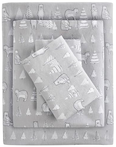Sleep Philosophy Cozy Flannel Sheets 100% Cotton, Twin Sheet Set, 3 Piece