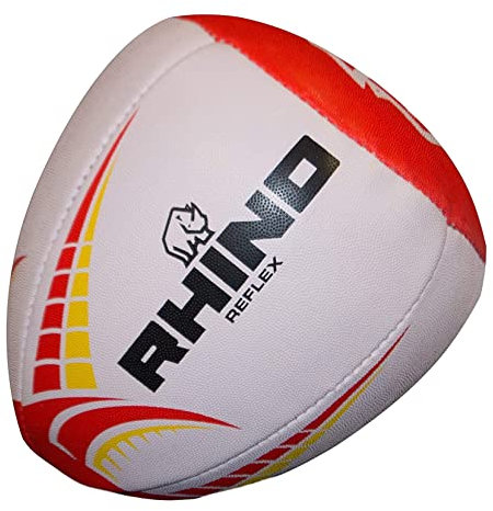 Rhino Unisex Reflex Trainingsball, Weiß, Einheitsgröße