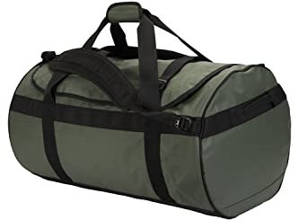 Mountain Warehouse 90L Cargo Bag - Heavy Duty Travel Backpack with Padded Rucksack Straps, 3 Ways to Carry Duffle Bag - Best for Camping, Travelling, Gym Dark Green One Size