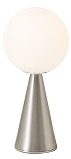 Fontana Arte Bilia Lampada da Tavolo A Luce Diffusa By Gino Ponti - Nichel