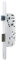 Yale Serrure à encastrer à clé, axe 50 mm, Coffre 135 mm - Y55R-A50/B/SC - Pêne Réversible, Têtière Bouts Ronds - Porte intérieure de Communication, Chambre, Bureau - Blanc, Clé Incluse