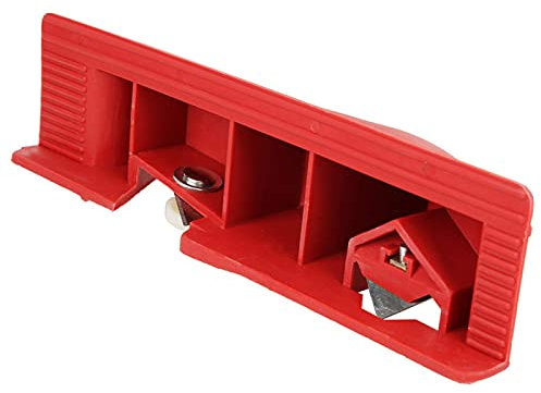 LANTRO JS Herramienta de recorte de bordes, Cortador de bordes de cepillo manual de madera, Herramienta de recorte para desbarbado de placas de yeso para trabajar la madera, con chaflán de 15-45 °