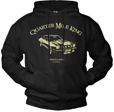 MAKAYA Kapuzenpulli für Herren Auto Usa Muscle Car Männer Geschenk