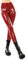 Fashion Design Leggings Damen Wetlook Lederlook Lack Optik Thermo Leggings High Waist Hose (S/M, Bordeaux)