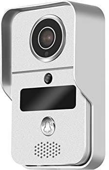 Tuya Video Doorbell Works with Alexa, Wireless Street Door Bells Camera 1080P Smart Video Door Phone APP Talk Record Unlock,Doorbell