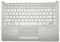 Replacement for HP 14Z-DK 14-DK 14-CF 14S-CF Laptop Upper Case Palmrest Touchpad with Keyboard Assembly L48648-001 6070B1581701 Natural Sliver