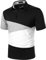 Polo Sportif Homme - Marque Courte Manche Grande Taille - Rose, Jaune - Tee Shirt