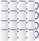 Lot de 1080 tasses de sublimation sans impression de qualité AAA | Individuelles ou en lot | Tasse photo pour impression par sublimation thermique | Tasses vides pour presse à chaleur (1080 pièces,