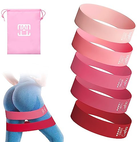 GOCHA Gadgets, Bandas elásticas de resistencia para estiramiento, bandas elásticas de fitness con diferentes niveles de fuerza para entrenamiento, entrenamiento de gimnasio, yoga, ejercicio, paquete