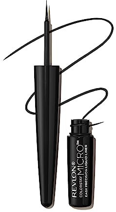 Revlon, Eyeliner ColorStay Micro™ Easy Precision Liquid Liner, 24 Std. - Extreme Präzision, leicht anzuwenden, N°301 Blackout (Schwarz) 1.7 ml