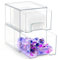Lekesky Laundry Storage Containers, Dryer Sheets Organiser, Drawer Organiser for Easy Access, Holds Laundry Gel, Dryer Sheets, Clips Etc