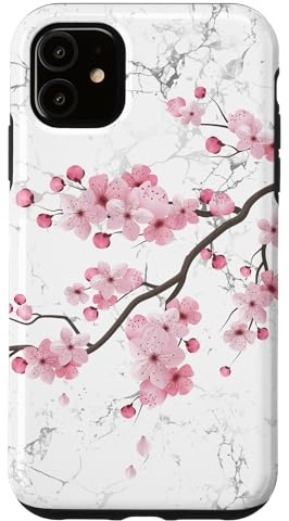 Sakura Florist Pink Flower Japan Gift Floral Cherry Blossom Case for iPhone 11