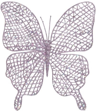 Atmosphera - Baumschmuck Schmetterling Flieder 21cm