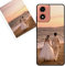 KARTXITAI Funda Personalizada Compatible con Motorola Moto G04s, Carcasa Personalizado con tu Foto o Texto Imagen, Protectora con Tacto Suave y Sedoso,Gel Flexible,Regalo Original -Negro