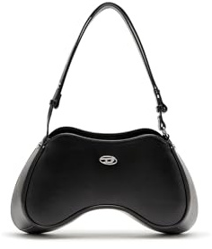 Schultertasche aus halbglänzendem Leder. Diesel