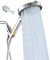 Filtered Shower Head with Handheld Shower, High Pressure Shower Head with 6 Spray Modes, Water Softener Filters Beads for Hard Water, Removes Chlorine, Reduces Dry Itchy Skin, Removable Shower Head