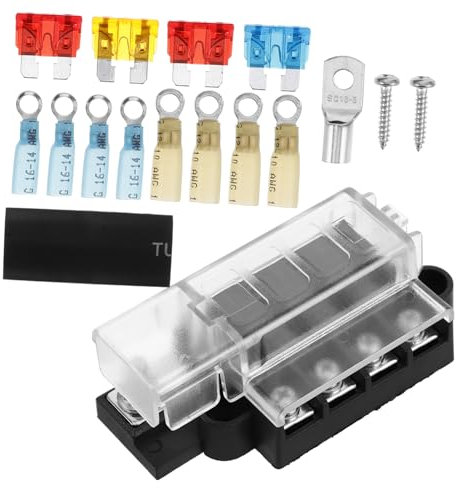 GLEAVI Sicherungskasten Abdeckung Für Auto Sicherungshalter Wasserdichter Sicherungskasten Mit Schutzabdeckung Für Fahrzeuge Mit Einbauraum Einfache Installation Und Wartung