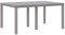 vidaXL Gartentisch Hellgrau 150x100x73 cm Poly Rattan