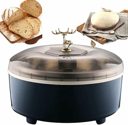 BNCXMO Macchina di fermentazione del Pane, Impasto per Impasto, Scatola di Prova termostatica Automatica con Rivestimento in Acciaio Inossidabile (Blu)