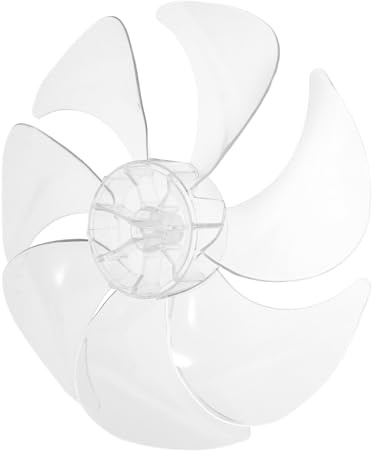 ELAYARD Electric Fan Blade Replacement Pedestal Fan Blades Silver Plastic