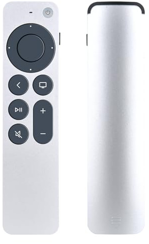 WKOLF Nuevo control remoto universal para Apple TV 4K/Box Gen 1 2 3 4/HD A2540 A2584 A1469 A1378 A1218 A2843 A2737 A1842 /MC572/MD199/MGY52/MLNC2 (sin Siri o control por voz)