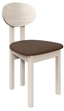 Mirjan24 Esszimmerstuhl Kizeko III, Polsterstuhl, Rahmen aus Buchenholz Gepolsterte Sitzfläche aus Stoff Stuhl für Arbeitszimmer Esszimmer Küchenstuhl (Cashmere/Soro 28)