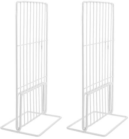Divisor de Estantes de Congelador Blanco 2 Piezas de Hierro Ajustable | Separadores de Congelador, Organizadores para Congelador, Uso en Hogares y Restaurantes