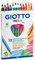 GIOTTO Mega Tri, Dickkern Buntstifte, 12er Kartonetui, farbig sortiert