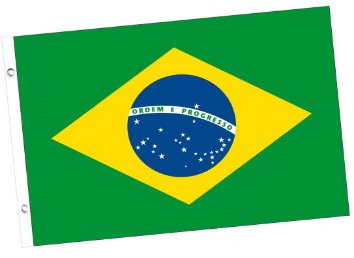 ESPA Bandera hincha Brasil 150 x 90 cm