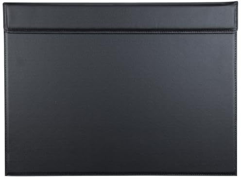 KINGFOM™ 46x35cm A3 Hochwertig Leder Schreibunterlage, Rechteck (Schwarz)