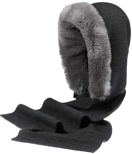 Gebeana Pandia Hooded Scarf women´s knit (One Size - anthracite)