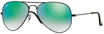 Ray-Ban Occhiali da Sole Unisex-Adulto, Nero ( Shiny Black), 62 mm