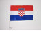 AZ FLAG - Autofahne Kroatien - 45x30 cm - Kroatische Autoflagge 30 x 45 Cm - Auto Flaggen