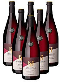 LAUFFENER WEINGÄRTNER - 2020 Mundelsheimer Käsberg Trollinger | Fruchtbetonter Rotwein aus Württemberg mit Reife, Saftigkeit und milder Säure. Inhalt: 6 x 1 l und 12% vol.