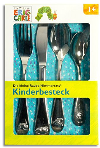 Kinderbesteck - Die kleine Raupe Nimmersatt 4-teilig inkl. Gravur