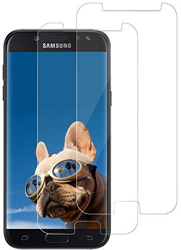 Aspiree Verre Trempé Samsung Galaxy J5 2017 (Pack de 2), Ecran Samsung Galaxy J5 2017, Protege Ecran Samsung Galaxy J5 2017 , Ultra Résistant, 0,3mm HD, Ultra Transparent, Dureté 9H