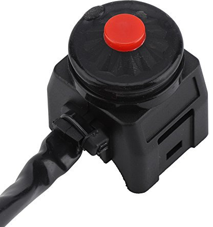 tasto spegnimento moto + Interruttore Manubrio della Motocicletta Avviamento del Motore Interruttore di Accensione del Clacson Controllo Faro Anteriore ON/OFF da 7/8 pollici