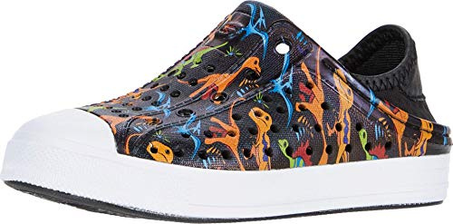 Skechers Guzman Steps Lil Boys Trainers Black/Multi 7 Child UK