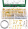 Keadic 500 Pieces Quality Picture Hanging Hardware Assortment Kit, Including Heavy Duty Frame Hooks with Nails, D Rings, Wires, Sawtooth Hangers and Extra Storage Box, for Wall Mounting