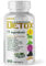 Detox Fegato 120 Capsule - Integratore con Cardo Mariano, Tarassaco, Colina, Zenzero, Finocchio, Carbone Attivo, Ortica e Selenio - Supporto Epatico, Anti-Gonfiore, Vegano
