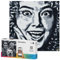 MOZABRICK Set L- Klemmbaustein Mosaik Foto Bausatz, personalisiertes Geschenk, Benutzerdefiniert, Bild Baukasten, Bauset, Pixel Art Kunst Steckbaustein Gemälde