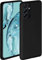 ONEFLOW Coque Souple Compatible avec Samsung Galaxy S21 Ultra, Coque en Silicone, Bord surélevé pour la Protection d'écran, Double Couche, Coque Souple pour téléphone - Onyx-Noir Mat